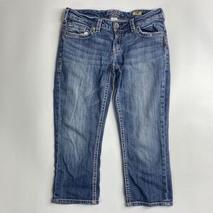 Silver Jeans Aiko Capri Pants Size 30